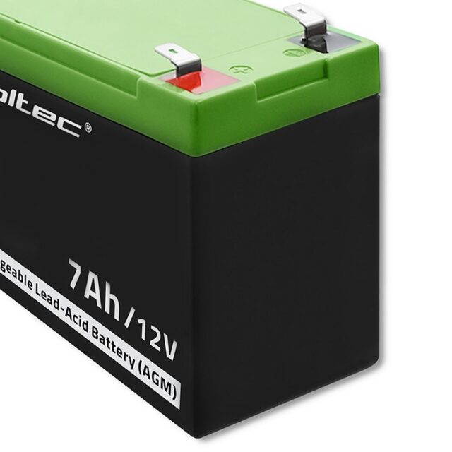 Qoltec 53076 AGM battery | 12V | 7Ah | Security - imagine 3