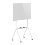Ergo Office mobile dry erase board  horizontal orientation  white  single sided  with shelf  board dimensions 1190x790mm  ER-306 - imagine 11