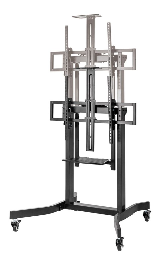Gembird Stojak pod tv z regulacj wysokoci mobilny 55-100 cali - imagine 5