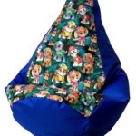 Sako bag pouffe Pear print cornflower-PAW Patrol L 105 x 80 cm