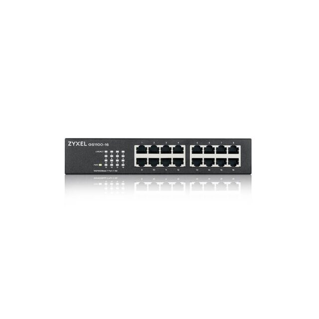 Zyxel GS1100-16 Unmanaged Gigabit Ethernet (10/100/1000) - imagine 6