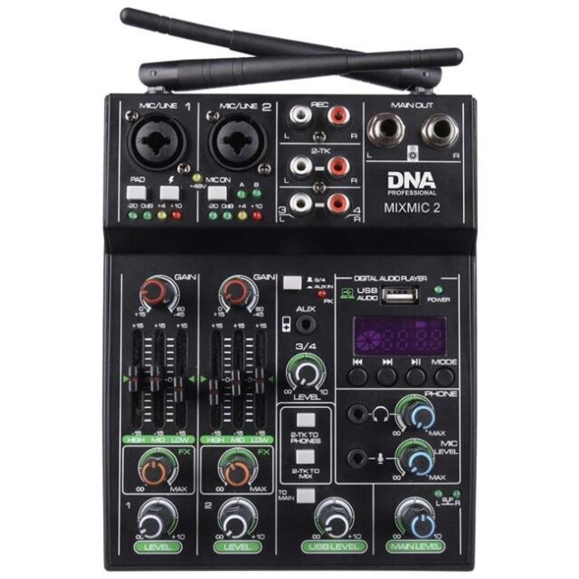 DNA MIXMIC 2 - set (USB audio mixer + 2 wireless microphones) - imagine 6