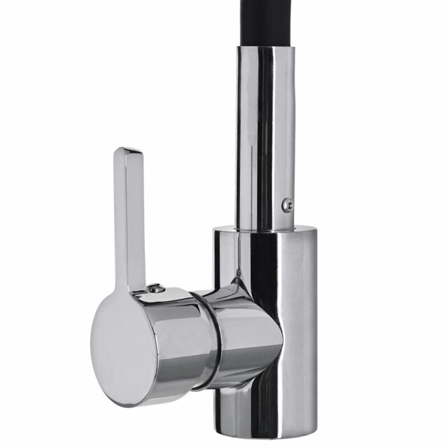 PYRAMIS 090919638 kitchen faucet Black  Chrome - imagine 2