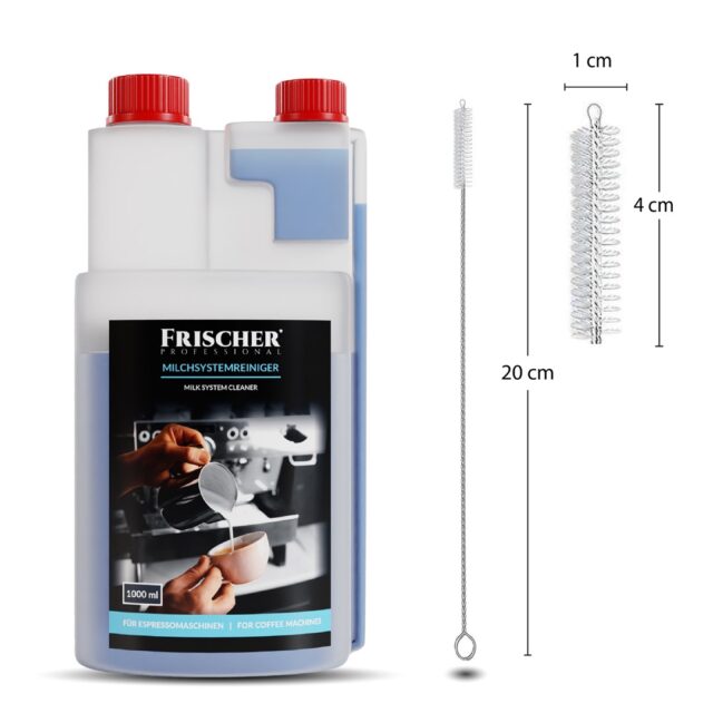 Frischer milk system cleaner 1l + brush 20 cm - imagine 4