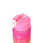 EXTRALINK BIDON MOTYWACYJNY 3W1 ZESTAW RÓŻOWY-POMARAŃCZOWY 2000ML+900ML+300ML - imagine 5