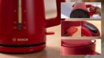 Bosch TWK3M124 electric kettle 1.7 L 2400 W Red - imagine 8