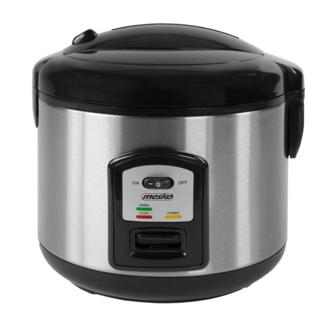 Mesko MS 6411 rice cooker Black Stainless steel 1000 W - imagine 3
