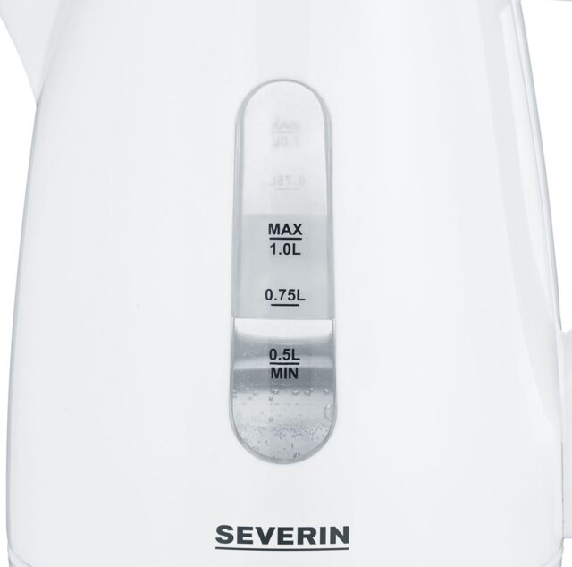 Severin WK 3411 electric kettle 1 L 2200 W White - imagine 8
