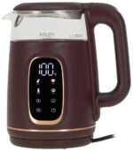 ADLER AD 1305 burgundy electric kettle