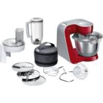 Bosch MUM58720 food processor 1000 W 3.9 L Grey  Red  Stainless steel