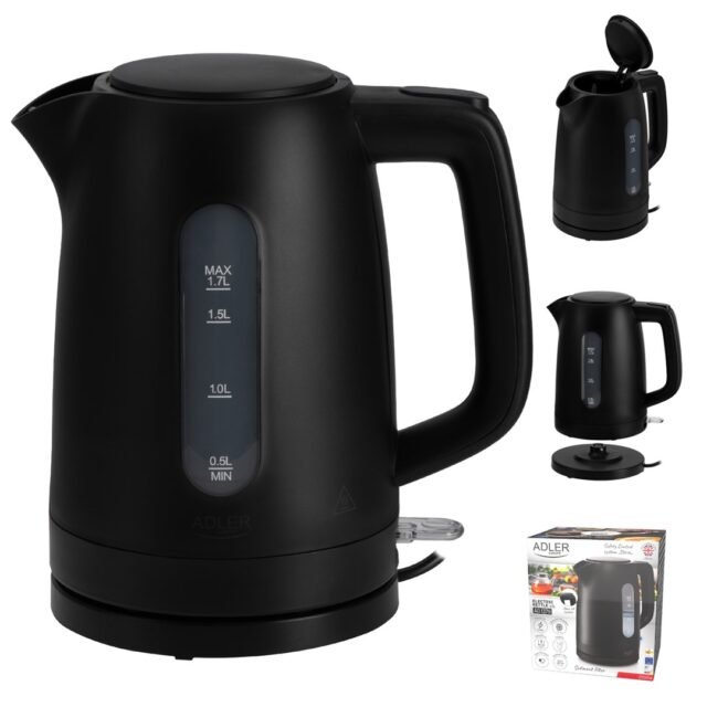 ADLER AD 1379B black electric kettle - imagine 7