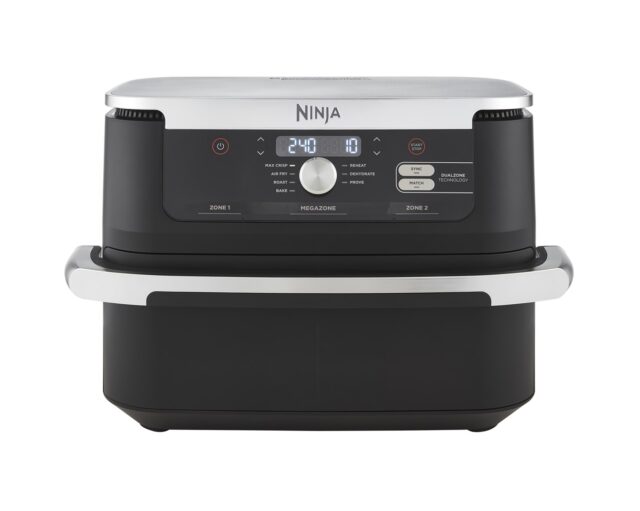 Ninja AF500EU fryer Double 10.4 L Stand-alone 2470 W Hot air fryer Black  Stainless steel - imagine 5