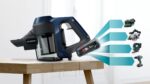Bosch Serie 6 BCS611P4A stick vacuum/electric broom Battery Dry Hygiene Filter Bagless 0.3 L Black 2.5 Ah - imagine 4
