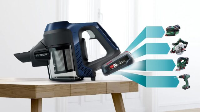 Bosch Serie 6 BCS611P4A stick vacuum/electric broom Battery Dry Hygiene Filter Bagless 0.3 L Black 2.5 Ah - imagine 4