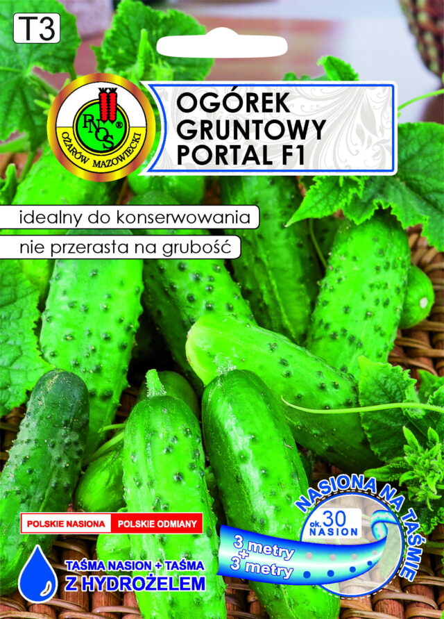 PNOS Nasiona na taśmie | Ogórek Gruntowy Portal | Taśma 6m - imagine 2