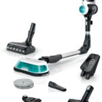 Cordless 2-in-1 hoover  vacuuming and mopping Unlimited 7 ProHygienic Aqua White