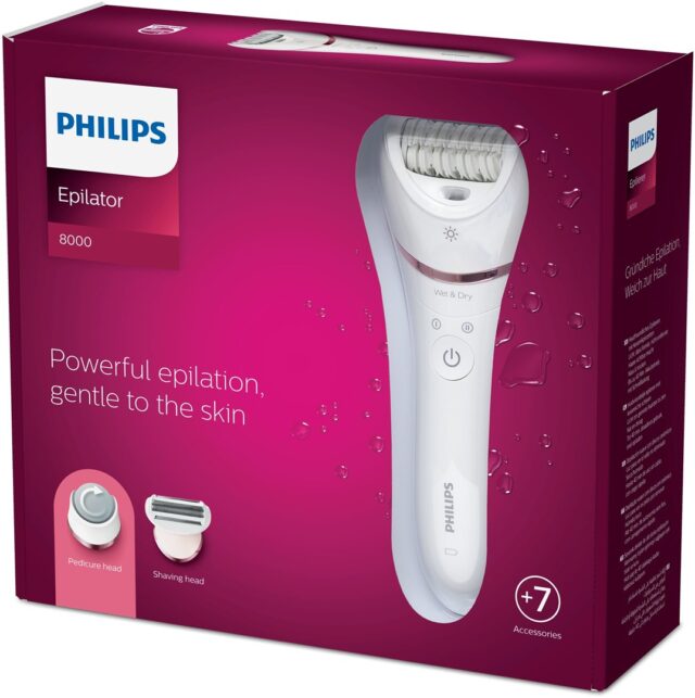 Philips BRE 730/10 Wet and dry epilator for legs  body and feet - imagine 2