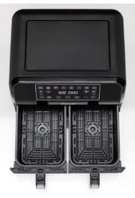 Kenwood HFM20.000MB fryer Double 8 L Stand-alone 1700 W Hot air fryer Black - imagine 4