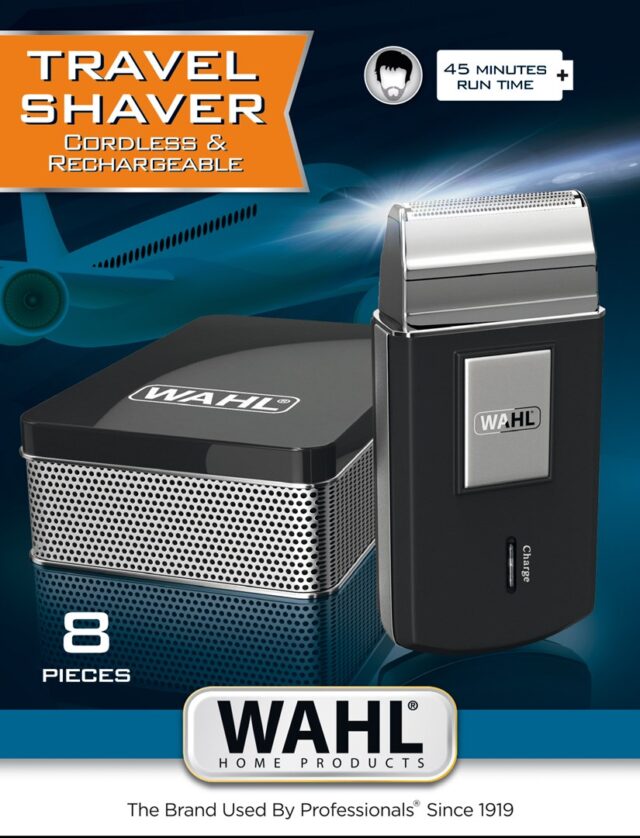 Wahl 3615-1016 men's shaver Foil shaver Trimmer Black  Silver - imagine 2