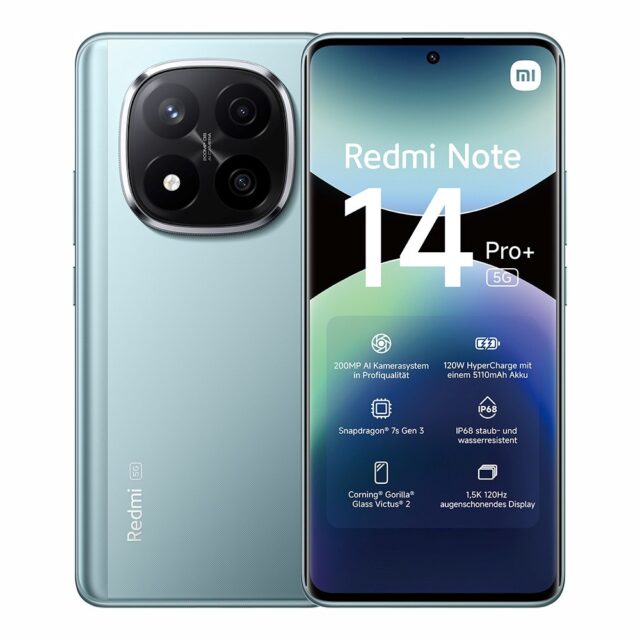 Xiaomi Redmi Note 14 Pro+ 5G Dual Sim 8GB RAM 256GB - Frost Blue - imagine 3