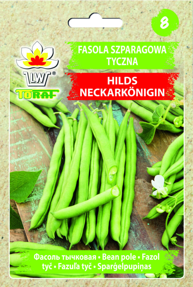 Toraf Nasiona warzyw | Fasola Szparagowa Tyczna Hilds | Opakowanie 10g - imagine 2