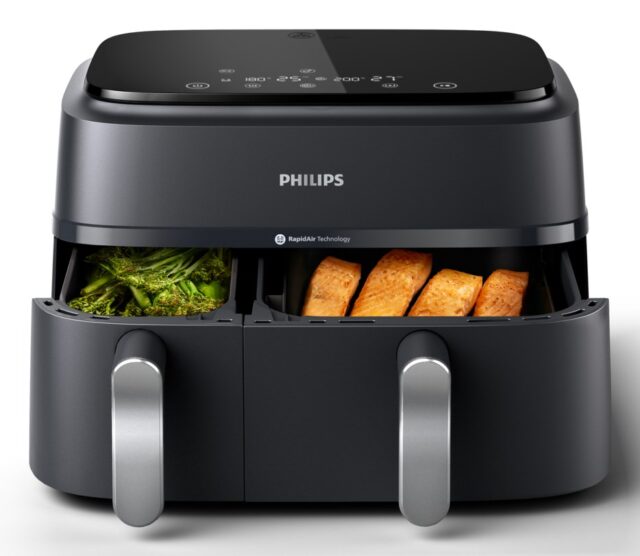 Philips 3000 series NA351/00 Dual Basket Airfryer - imagine 3