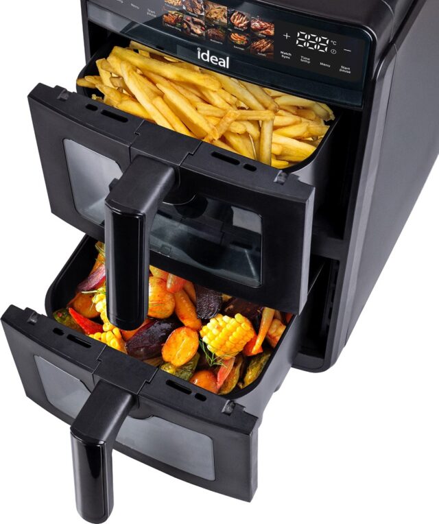 ELDOM Double vertical fat-free fryer 10 l - imagine 6