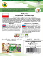 PNOS Nasiona otoczkowane | Pietruszka Korzeniowa Halblange | Opakowanie 300szt. - imagine 3