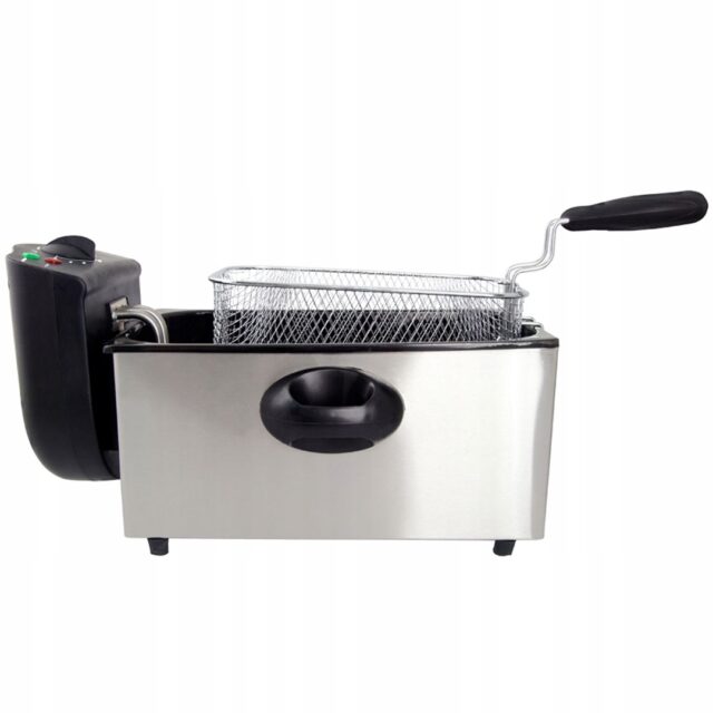 Esperanza FALAFEL Single 3 L Stand-alone 2200 W Deep fryer Black  White - imagine 7
