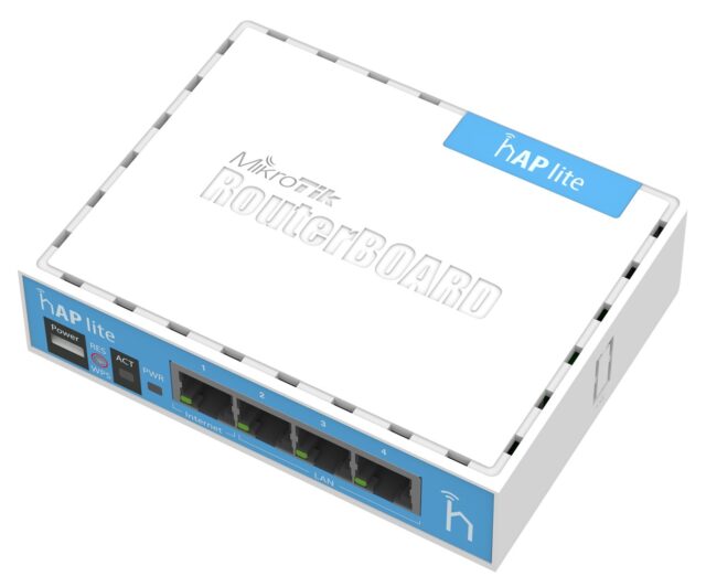 MikroTik hAP lite | WiFi Router | RB941-2nD, 2,4GHz, 4x RJ45 100Mb/s - imagine 7