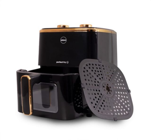 ELDOM FRITTA fat-free fryer capacity 5.0 l adjustable temp. clock 1500 W Single 5 L Stand-alone Hot air fryer Black - imagine 5