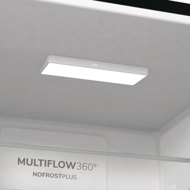 Gorenje NRK6192ABK4 fridge-freezer Freestanding 302 L E Black - imagine 7