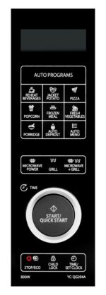 Sharp YC-QG204AEB Microwave Oven - imagine 3