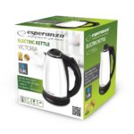 Esperanza EKK113W electric kettle 1.8 L Black White 1800 W - imagine 2