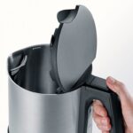 Severin WK 3409 electric kettle 1.7 L 2200 W Black  Stainless steel - imagine 10