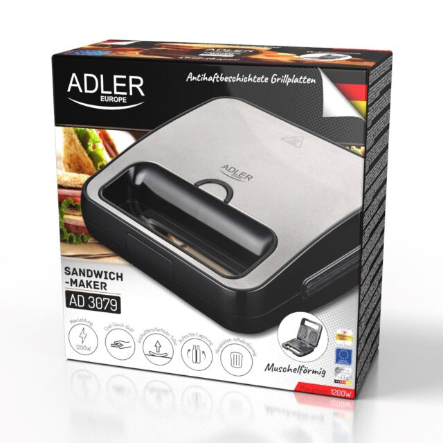 ADLER AD 3079 sandwich toaster - imagine 8