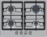 Siemens EG6B5PK90 hob Black  Stainless steel Built-in 60 cm Gas 4 zone(s)