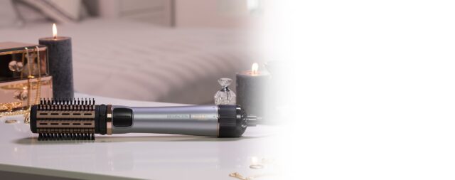 Remington AS8810 hair styling tool Hot air brush Steam Silver  Black  Gold 1000 W 3 m - imagine 2