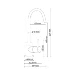 Dafi FLOW COMFORT D1 filtration system + ALTO filtered water tap black - imagine 4