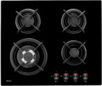 Amica PG6411SR hob Black Built-in Gas 4 zone(s)