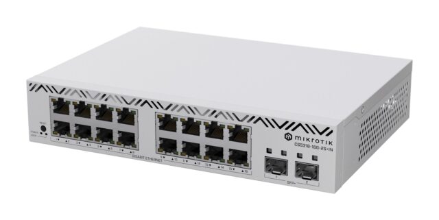 Mikrotik CSS318-16G-2S+IN | Switch | 16x GbE RJ45, 2x SFP+ - imagine 5