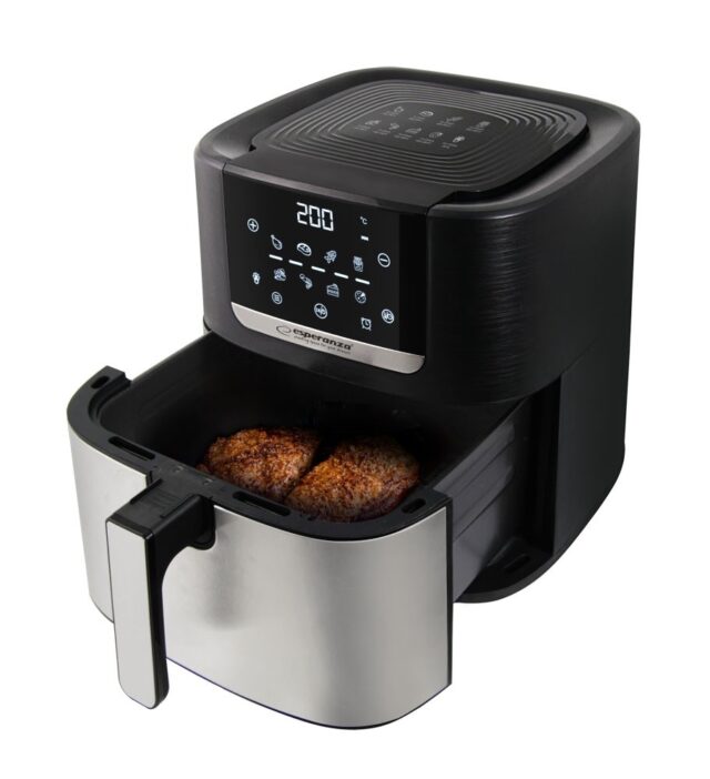 Esperanza EKA004 Non-fat fryer 8L  1700W Inox - imagine 7