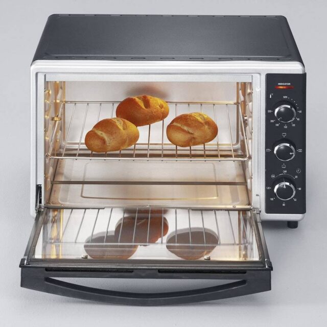 Severin TO 2058 oven 42 L 1800 W Black  Silver - imagine 5