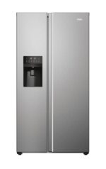 Haier SBS 90 Serie 5 HSR5918DIMP Free-standing double-sided fridge-freezer combination 511 l D Platinum  stainless steel