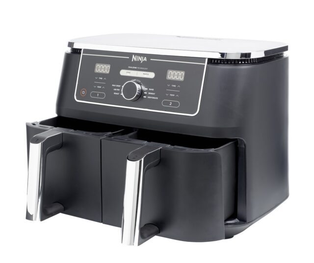 Ninja AF400EU fryer Double 9.5 L Stand-alone 2470 W Hot air fryer Black - imagine 3