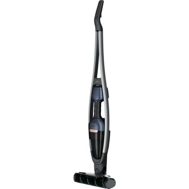AEG QX9-1-P5IB Stick vacuum Battery Dry Bagless 0.35 L Black  Indigo  Silver - imagine 3