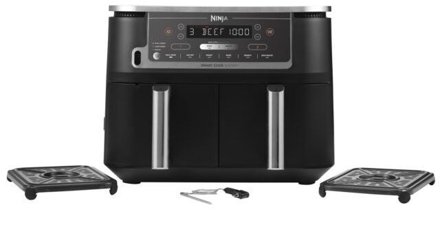 Ninja AF451EU fryer Single 9.5 L 2470 W Hot air fryer Black - imagine 2