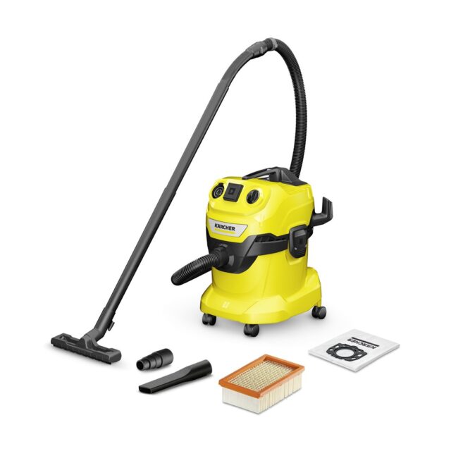 Kärcher WD 4 P V-20/5/22 Black  Yellow 20 L 1000 W - imagine 4