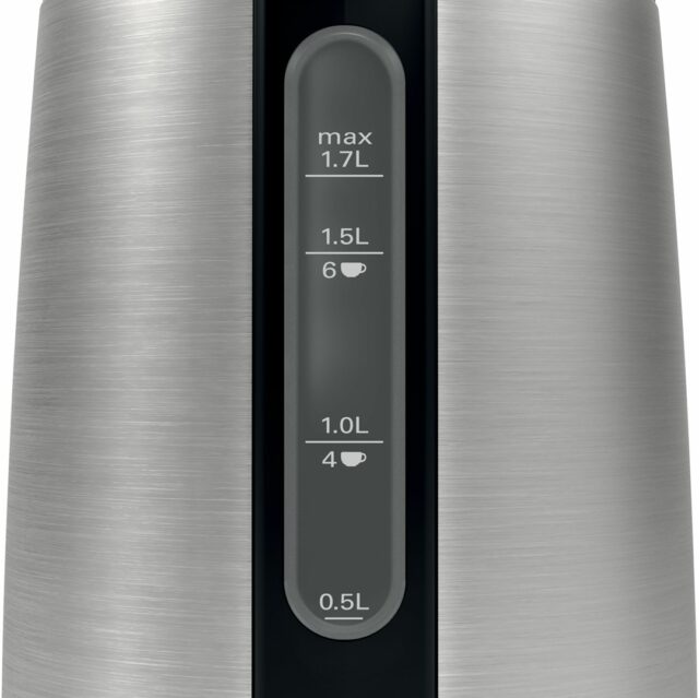 Bosch TWK3P420 electric kettle 1.7 L 2400 W Black  Stainless steel - imagine 4