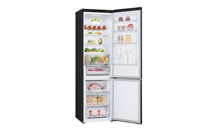 LG GBV5240DEP fridge-freezer Freestanding 387 L D Black - imagine 9